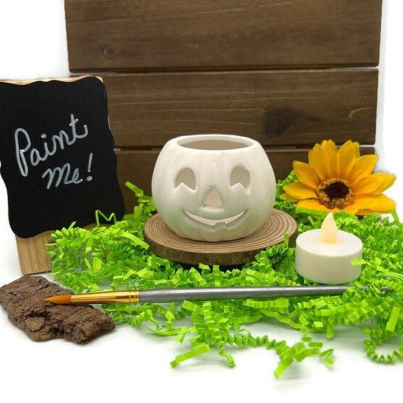 Painted Halloween Pottery Etsy