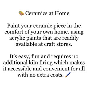 Ceramic Gnome High Five, Bisque Blank, Ready to Paint Pottery, DIY Craft Project image 5