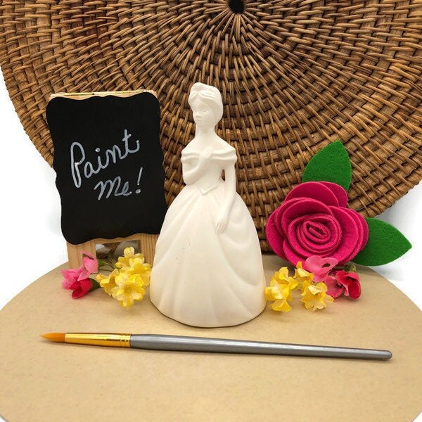 DIY Princess - Small Mini Ceramic Bisque - Ready to Paint - Etsy