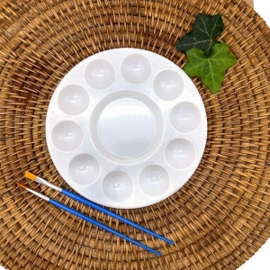 Paint Palette and Paintbrush Set