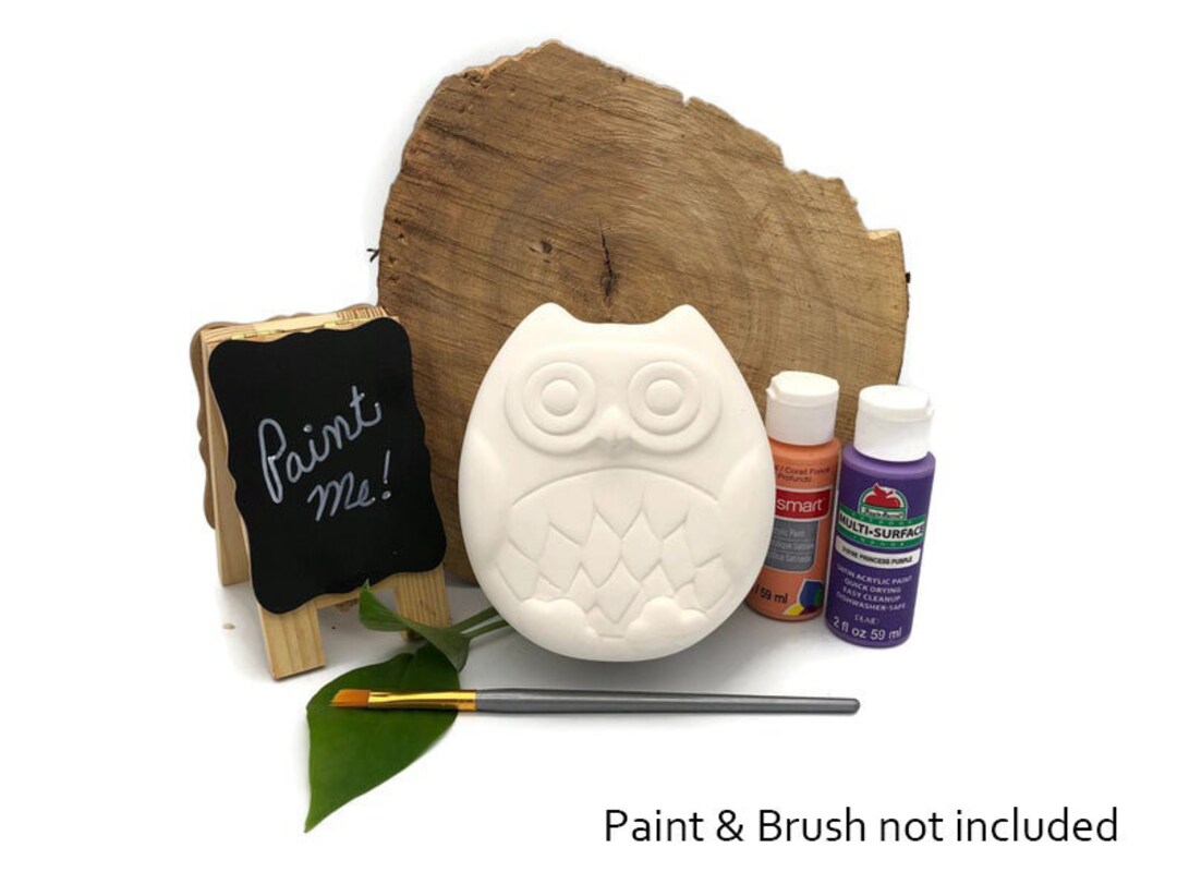 DIY Owl Box - Ready to Paint Ceramic Bisque - Etsy