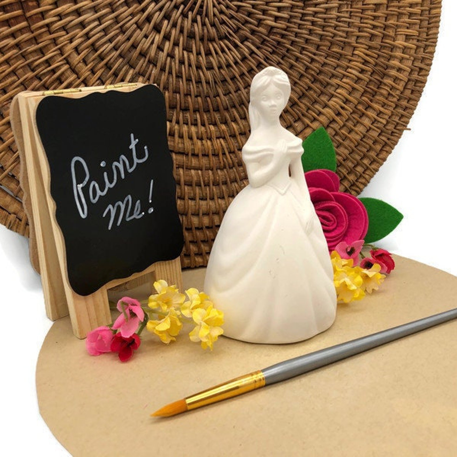 DIY Princess - Small Mini Ceramic Bisque - Ready to Paint - Etsy