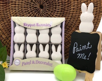 Easter Bunny Peeps - DIY Project - Ready to Paint Ceramic Bisque
