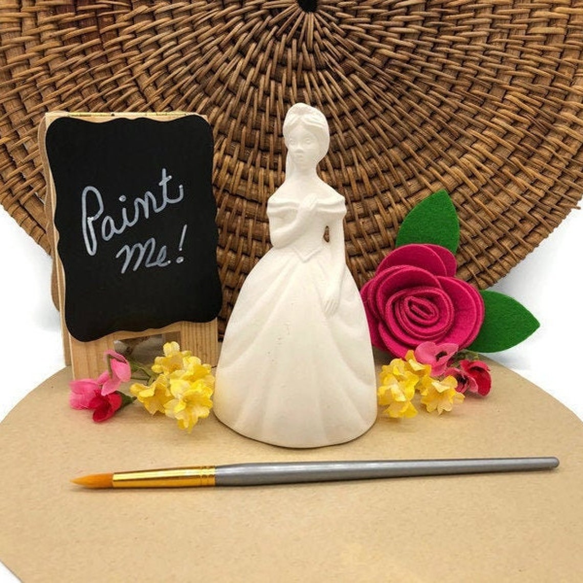 DIY Princess - Small Mini Ceramic Bisque - Ready to Paint - Etsy