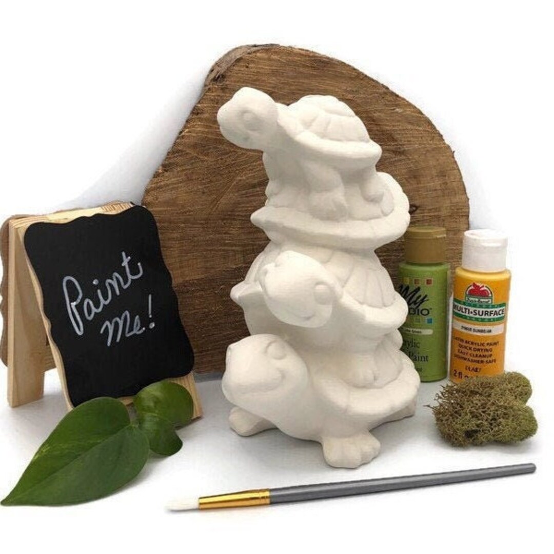 Turtle Coin Bank Stacking Turtles Money Holder DIY Craft Etsy