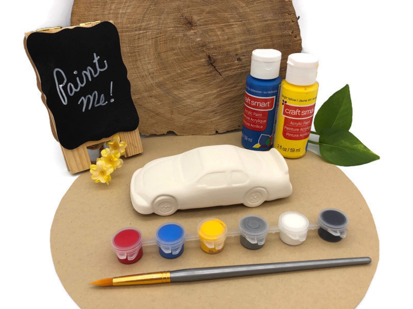 Sports Car Paint Kit DIY Blank Ceramic Bisque Etsy