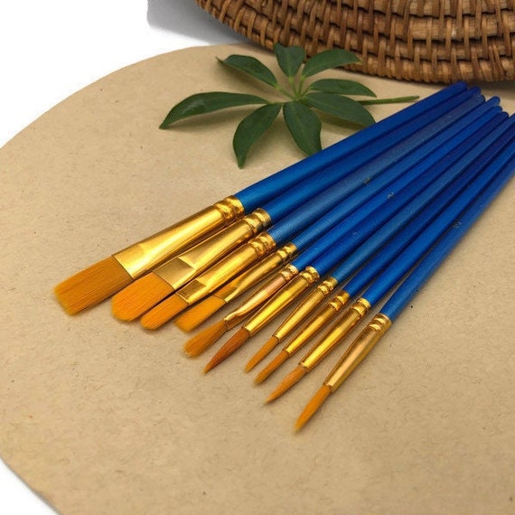 Artist Paintbrush Set for Acrylic, Oil and Watercolor Paint, Variety of  Colors 