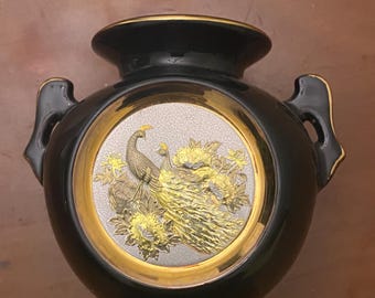 The Art of Chokin, 24K Gold Edged Ceramic Jar - Etsy
