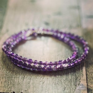 Amethyst Necklace, February Birthstone, Amethyst Jewelry