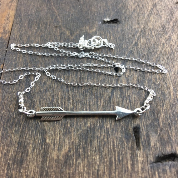 Etsy shop arrow necklace