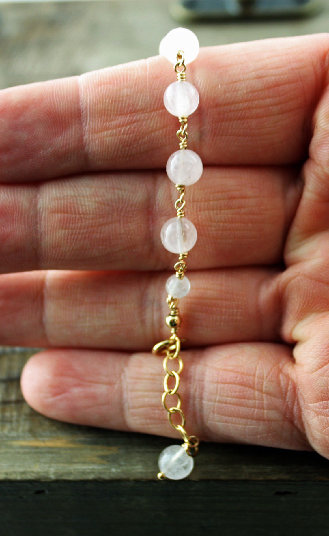 Gold Quartz Bracelet