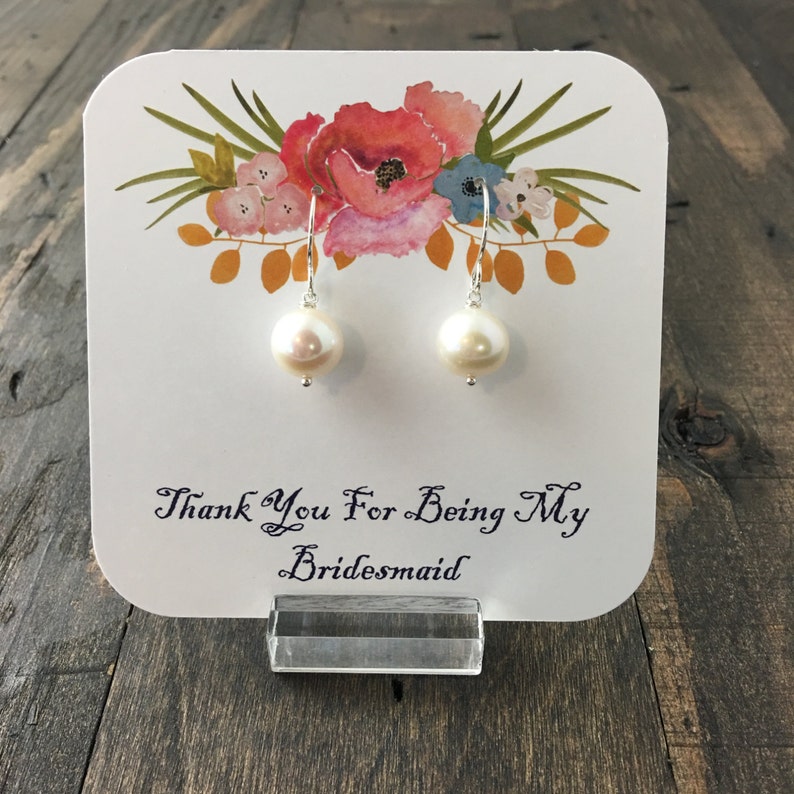 Thank You For Being My Bridesmaid Jewelry Packaging Bridal | Etsy