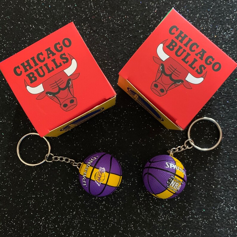 NBA Basketball Keychain Etsy