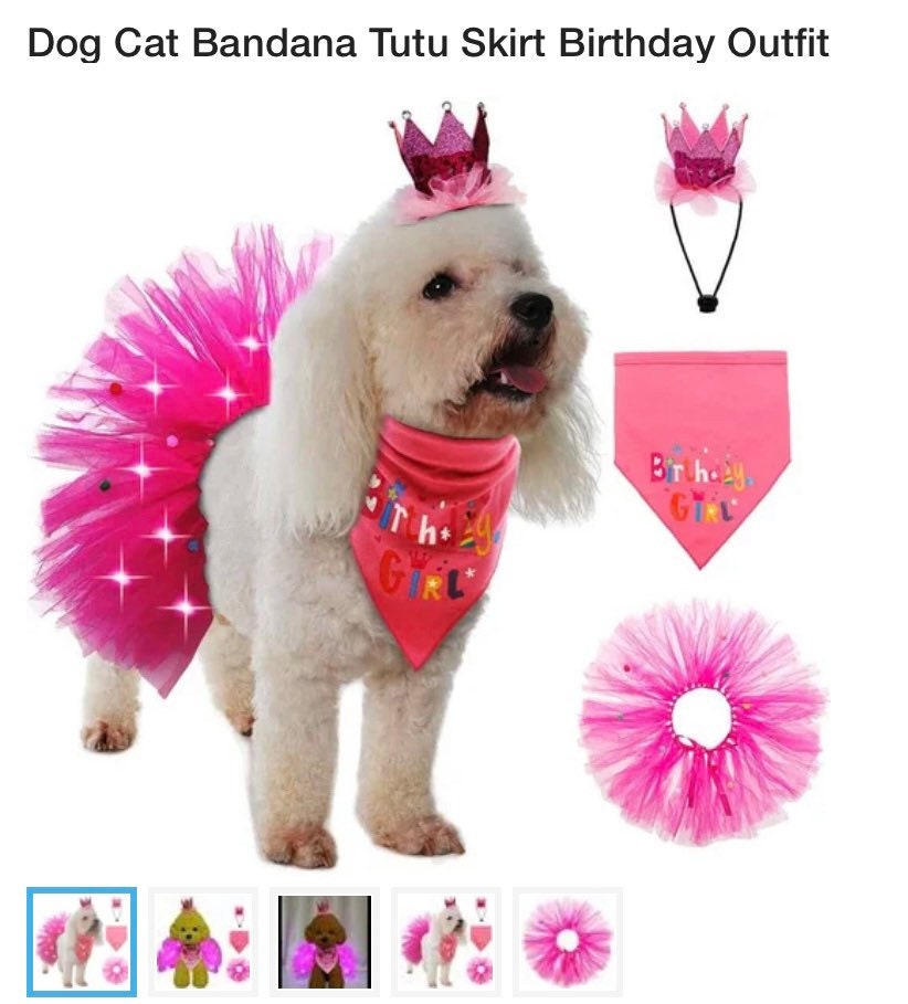 Dog dress up set Etsy