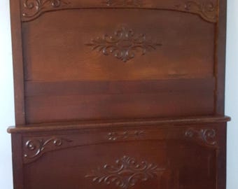 Antique Full Size Headboard and Footboard