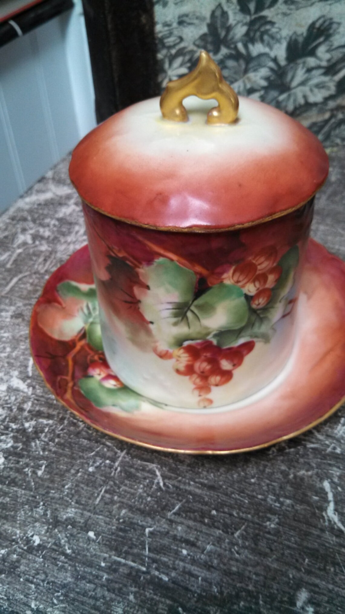 Antique Condensed Milk Container Set Victoria Carlsbad Austria Etsy