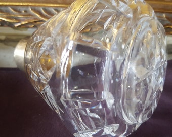 Waterford Crystal Lismore Perfume Bottle and Atomizer