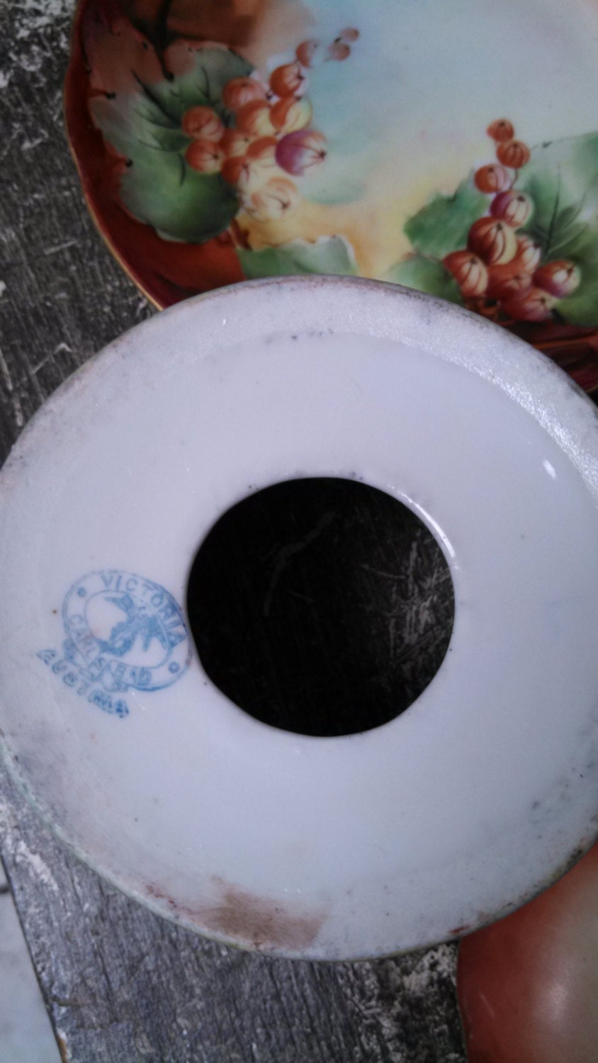 Antique Condensed Milk Container Set Victoria Carlsbad Austria Etsy