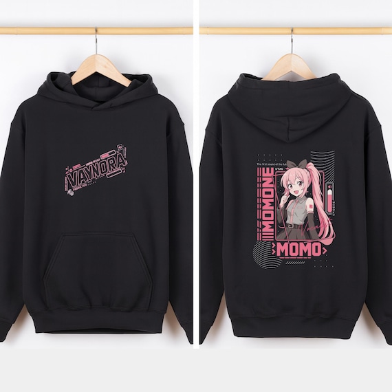 Momone Momo Hoodie – Pink Twin-tail Anime Girl Vocaloid UTAU