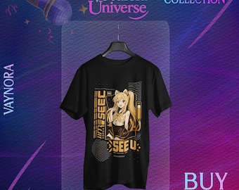 SeeU Vocaloid T-Shirt – Korean Vocaloid Anime Girl Tee – Cute Aesthetic J-Pop Inspired Shirt – Vocaloid Universe Gift