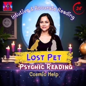Lost Cat/Dog Reading Tarot, Psychic Reading for the Pet Owners, Pet parents in grief Intuitive Accurate, Personalized, energetically aligned