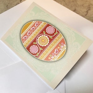 Pysanka egg greeting cards- set of 8