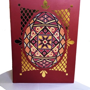 Pysanka card