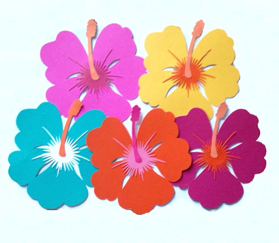 Download Free Tropical Flowers Etsy SVG Cut Files