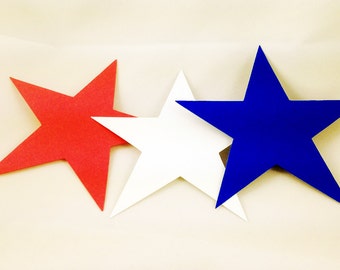 Star paper cut outs set of 20