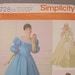 Simplicity 1728 - Mirror Mirror Dress pattern by Andrea Schewe - Sizes 4 - 12 - new and uncut