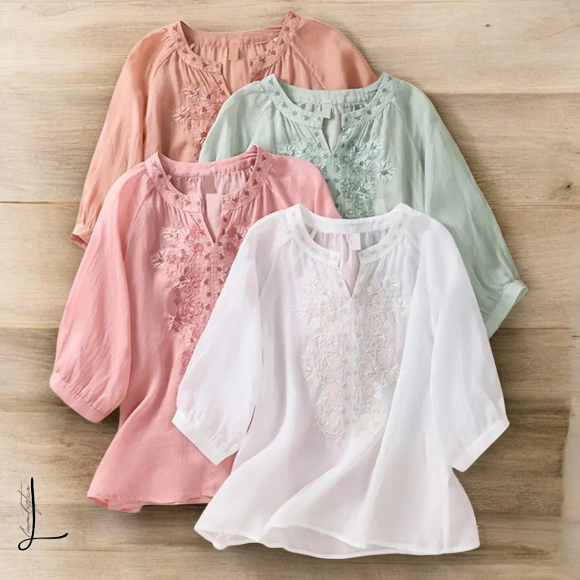 cute floral blouses