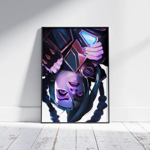 Arcane Poster, Buy 1 get 1 free(poster)League of Legends Poster, Arcane 2024 Poster Print, Arcane Wall Decor ,Arcane Jinx Poster