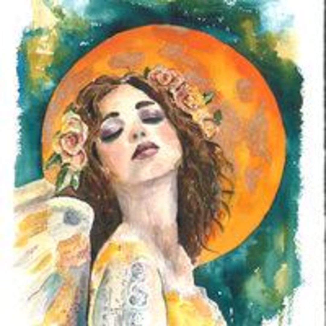 Harvest Moon Giclee Fine Art Print - Etsy