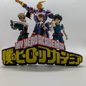 My Hero Academia/Boku No Hero Academia Anime Logo Display Sign