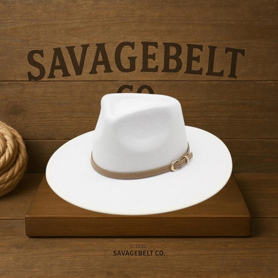 Suede-Look Cowboy Fedora: Wide Brim Western Hat for Men & Women