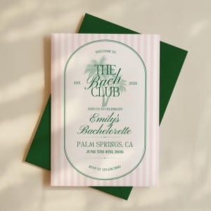 the bach club bachelorette digital invitation template