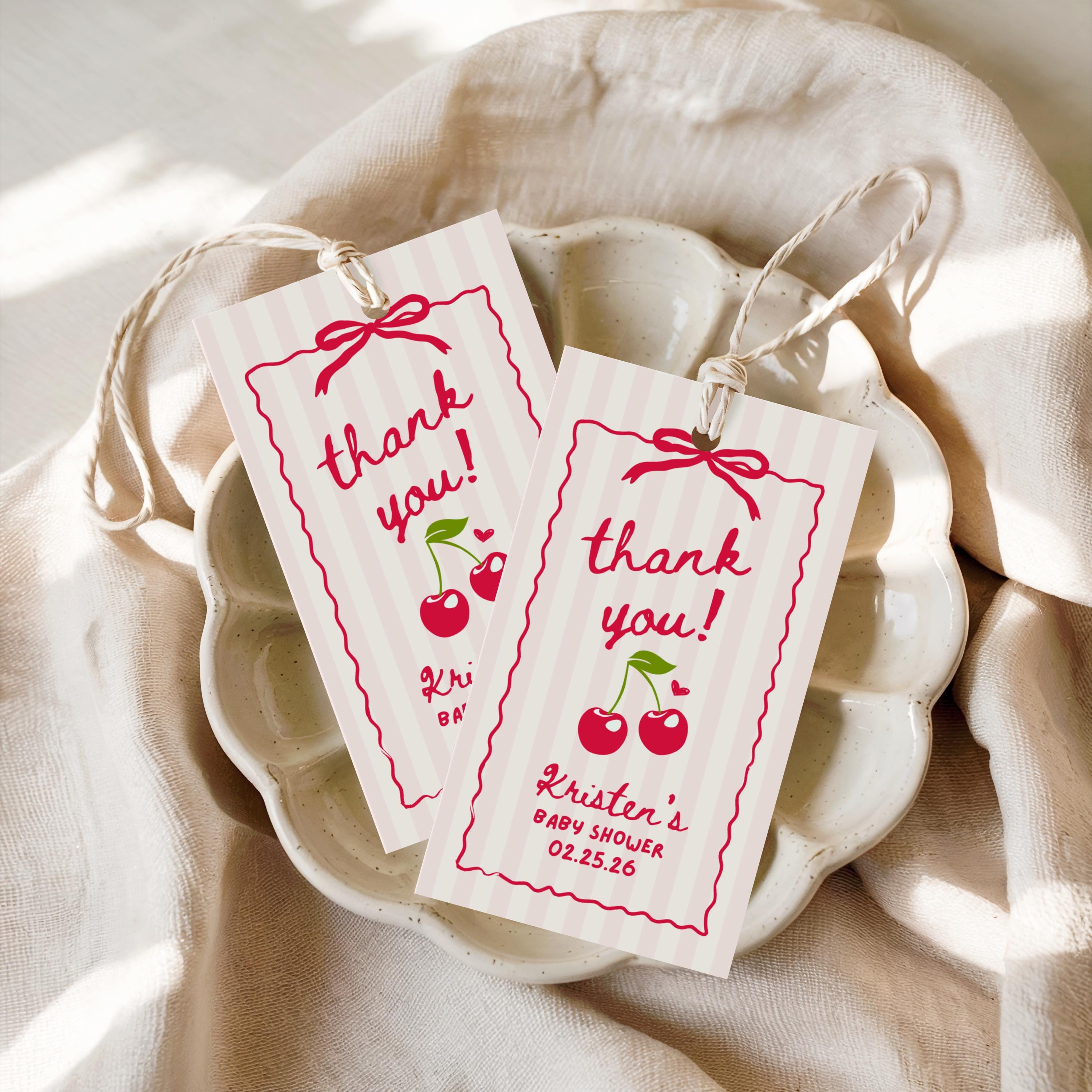 100 pz Baby Shower Favors regalo di carta da appendere tag
