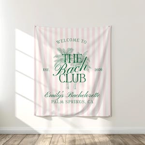 The Bach Club Bachelorette Invitation and Weekend Itinerary, Italian Summer Beach Theme Invite, Editable Canva Template, Digital Download image 7