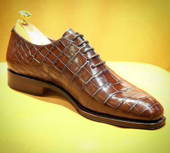 Handmade croc print shoes s-l400.jpg main image 3