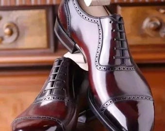 Moreschi Italy Hand Made Mens Burgundy Red Leather Loafers  display picture 2