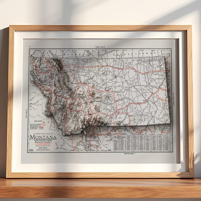 Montana Map Anaconda Deer Lodge - Il 800x800.7017370883 Sdec