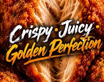Classic Southern Fried Chicken Recipe Printable Crispy Juicy Comfort Food Dinner PDF