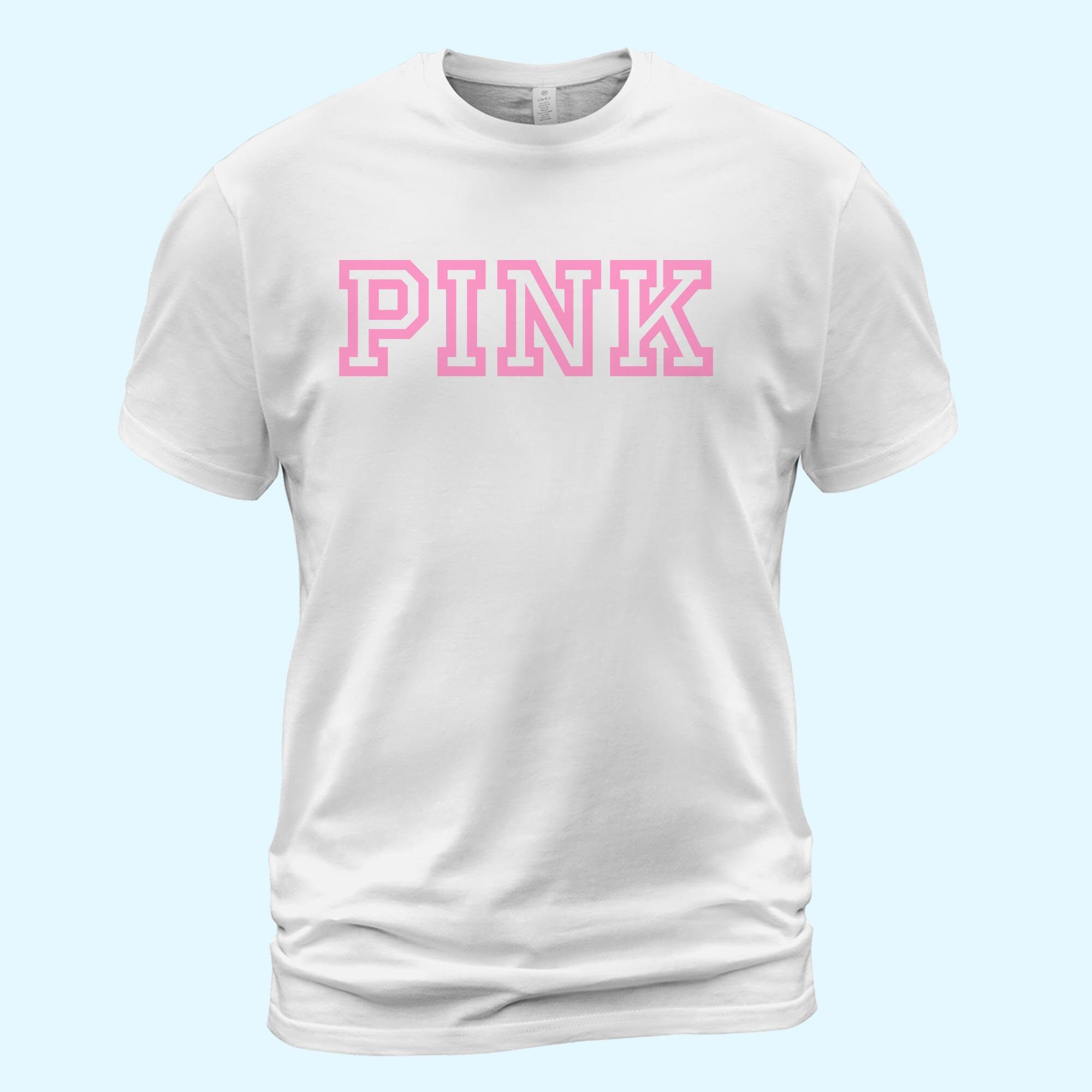 Mode Shirts T-shirts Victoria’s Secret Victoria\u2019s Secret T-shirt roze-room gestippeld casual uitstraling 