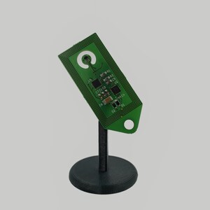 NFC_temp - Thermomètre passif NFC dans un format porte-clés - Étui de haute qualité inclus - Fabriqué en Allemagne