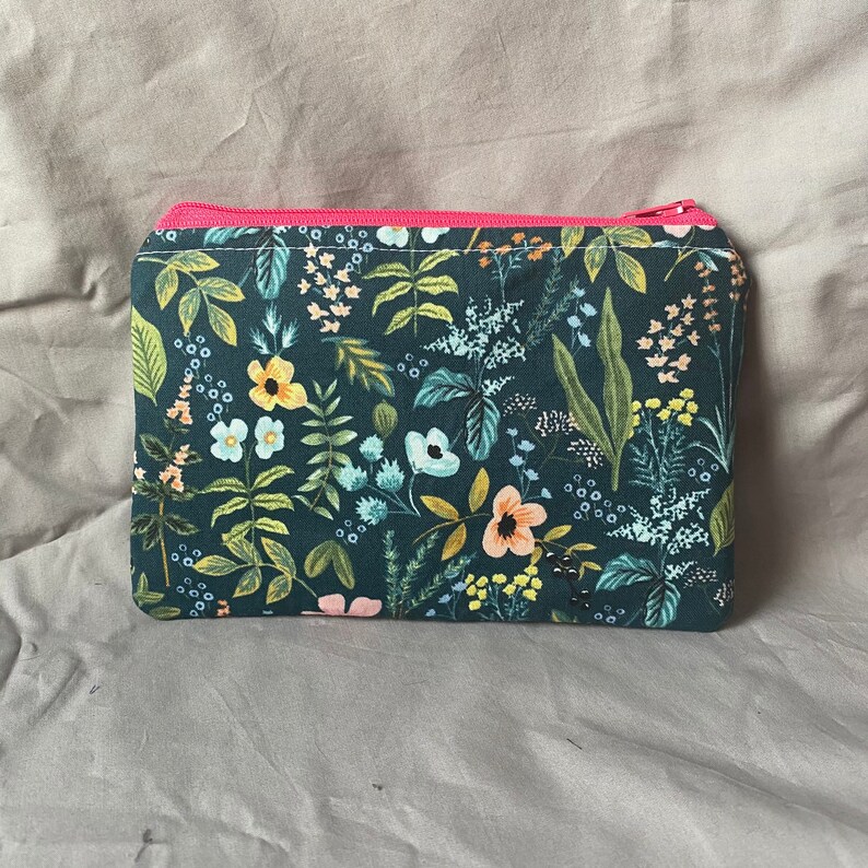 Floral Zipper Pouch