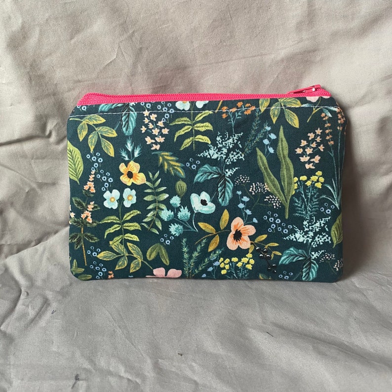 Floral Zipper Pouch