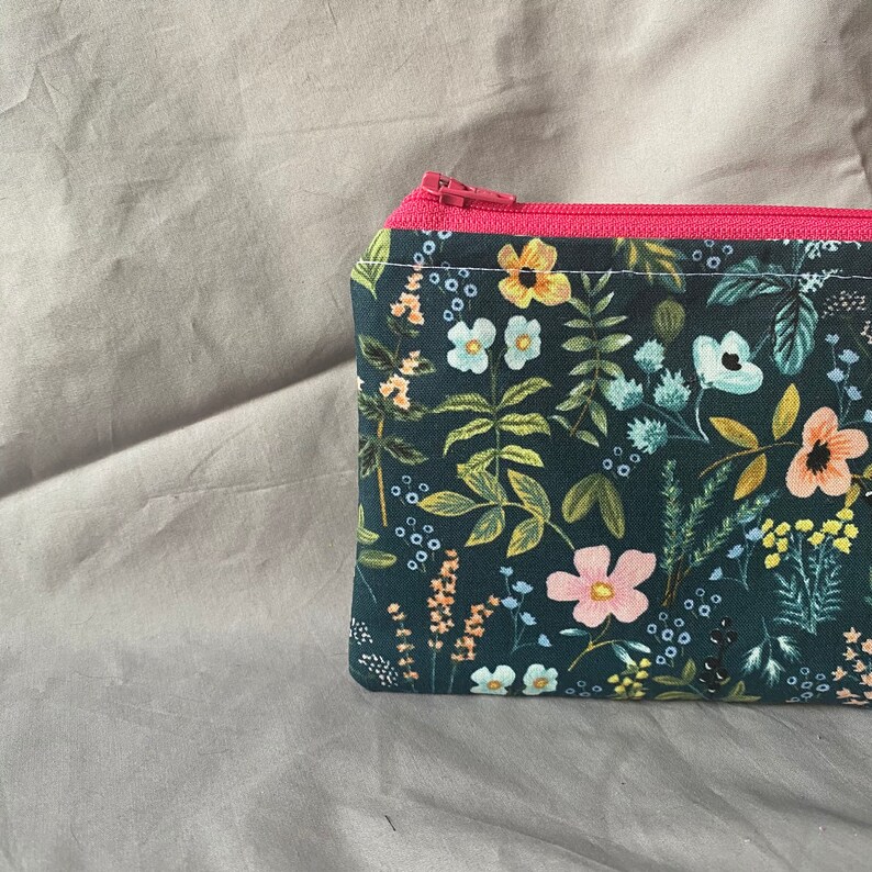 Floral Zipper Pouch