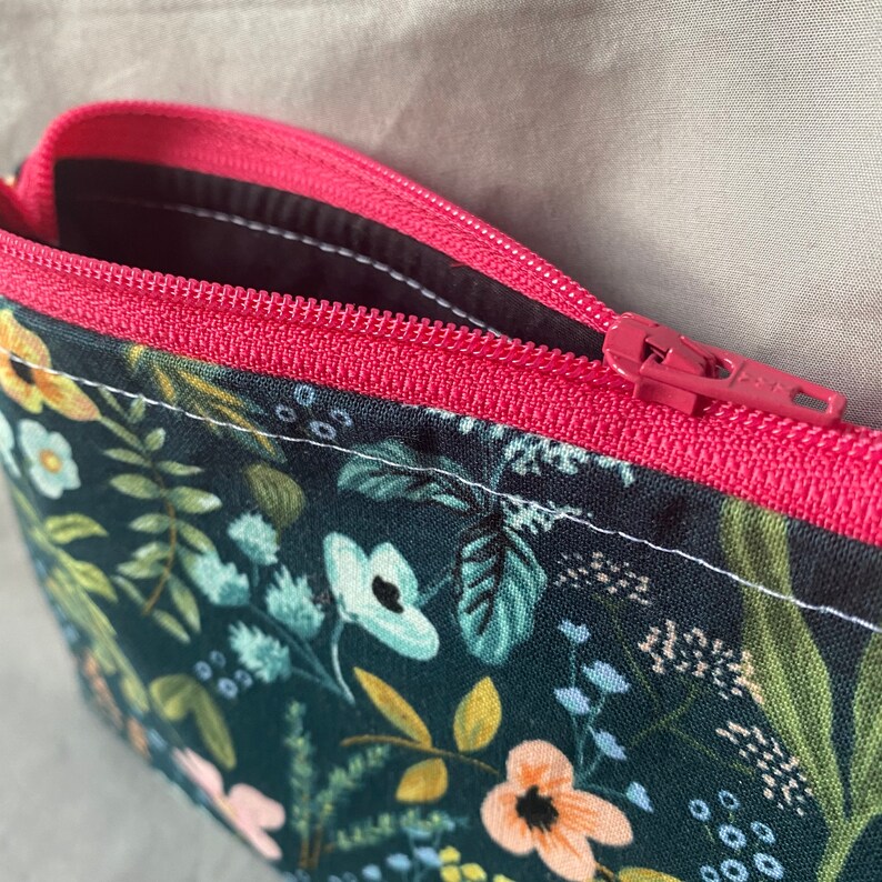 Floral Zipper Pouch