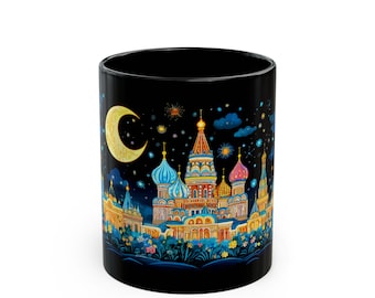 Russian Grandfather Mug 15oz Black Ceramic | Russian Inspired Coffee Cup -  Etsy Australia