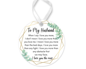 Trophy Husband Ornament Christmas Gift for Husband Trophy Husband Anniversary Gift for Husband Funny Ornament for Husband